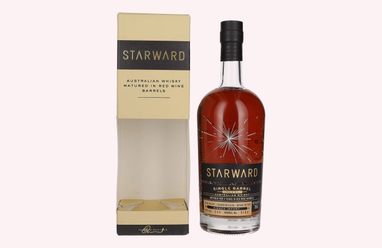 Starward SINGLE BARREL Single Malt Australian Whisky Kirsch Import 2017 48,3% Vol. 0,7l in Giftbox