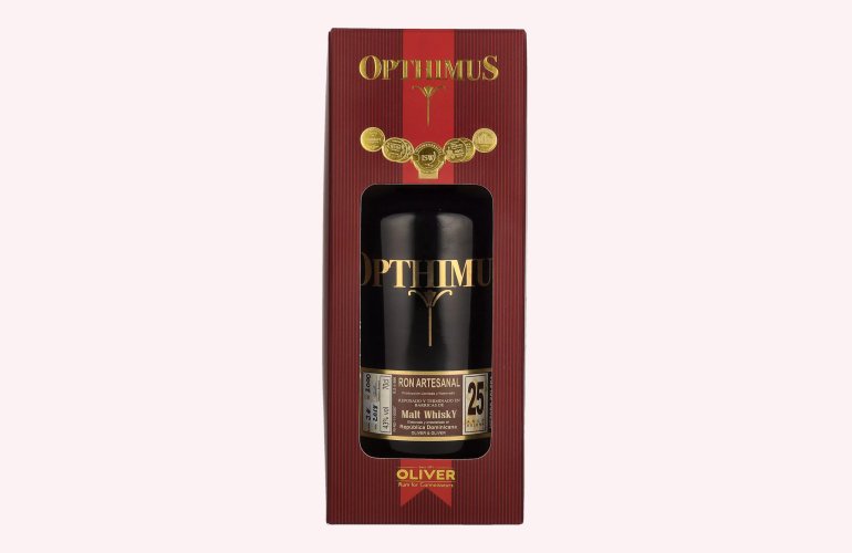 Opthimus 25 Años Malt Whisky Finish 43% Vol. 0,7l in Giftbox