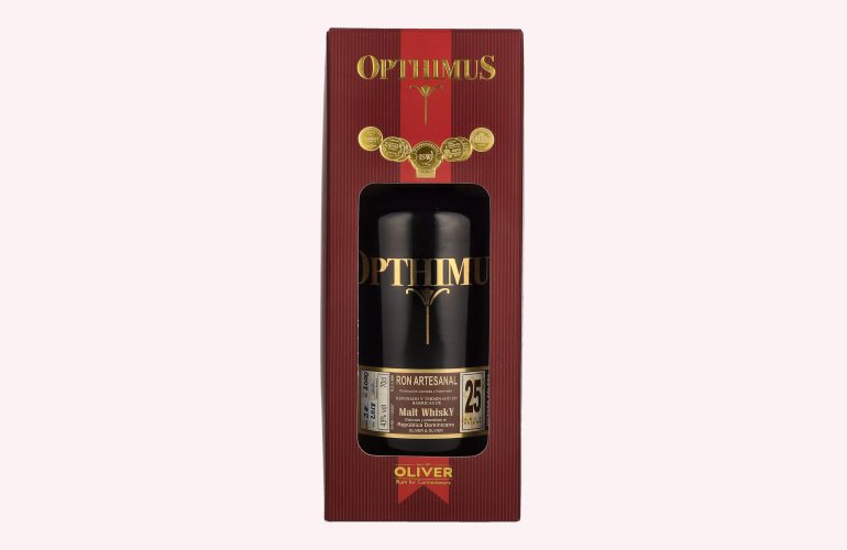 Opthimus 25 Años Malt Whisky Finish 43% Vol. 0,7l in Geschenkbox