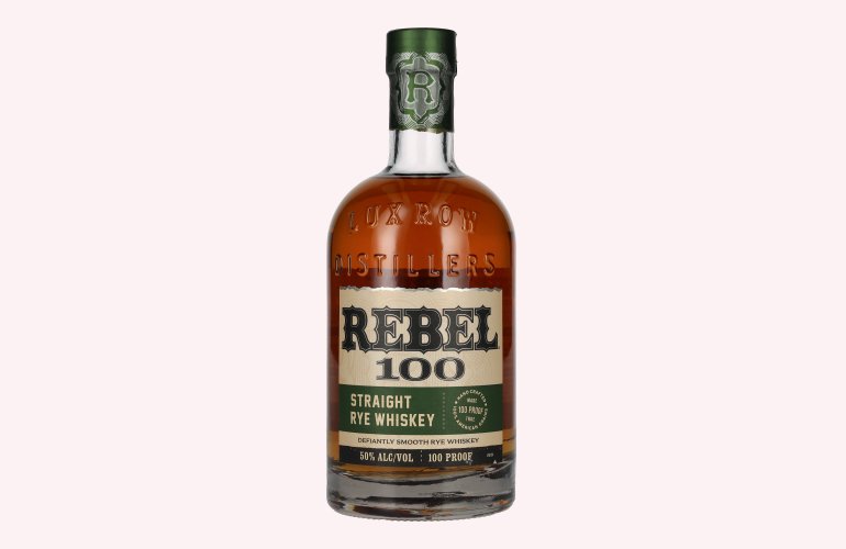 Rebel 100 Straight Rye Whiskey 50% Vol. 0,7l