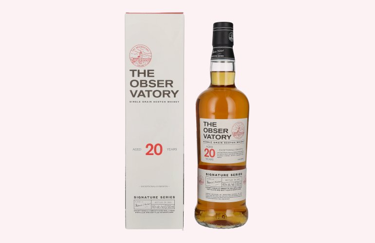 The Observatory 20 Years Old Single Grain Signature Series 40% Vol. 0,7l in Giftbox