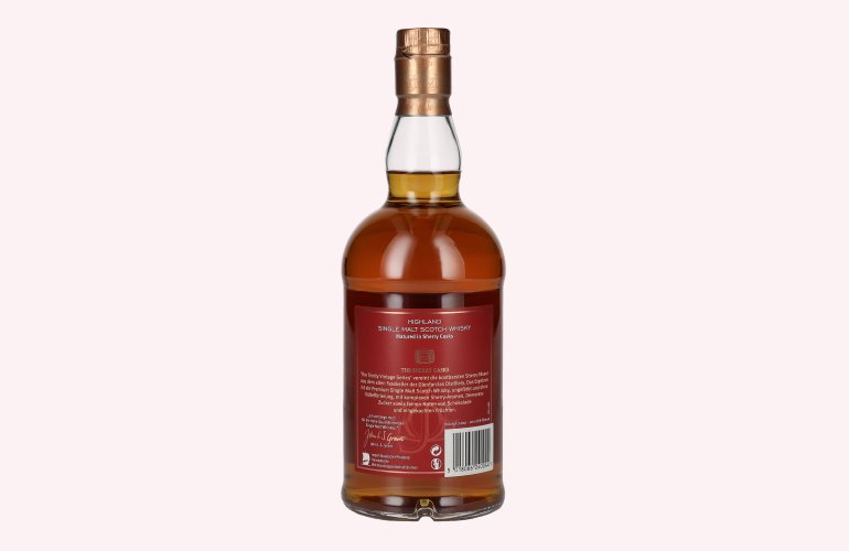 Glenfarclas THE TRINITY VINTAGE SERIES Sherry Cask Highland Single Malt 2012 46% Vol. 0,7l