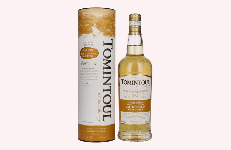 Tomintoul Small Batch Caribbean Rum Cask Finish 40% Vol. 0,7l in Geschenkbox