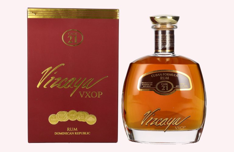 Vizcaya VXOP Cuban Formula Rum Cask 21 40% Vol. 0,7l in Giftbox