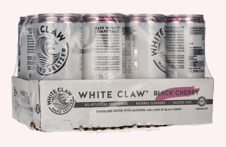 White Claw Hard Seltzer Black Cherry 4,5% Vol. 12x0,33l Dosen