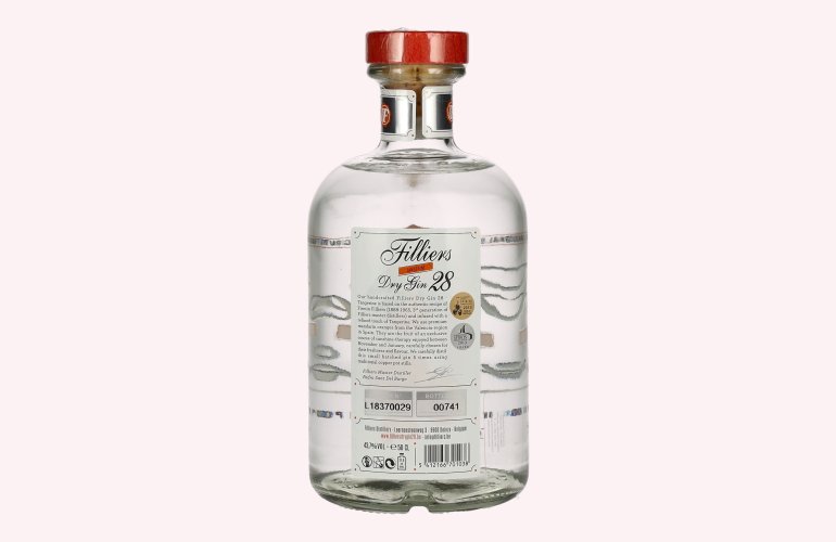 Filliers Dry Gin 28 TANGERINE 43,7% Vol. 0,5l