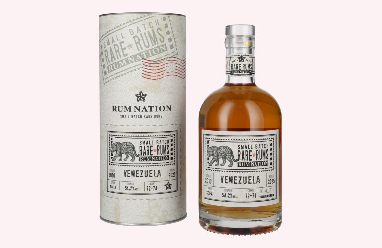 Rum Nation Rare Rums VENEZUELA 2010/2025 54,2% Vol. 0,7l in Giftbox