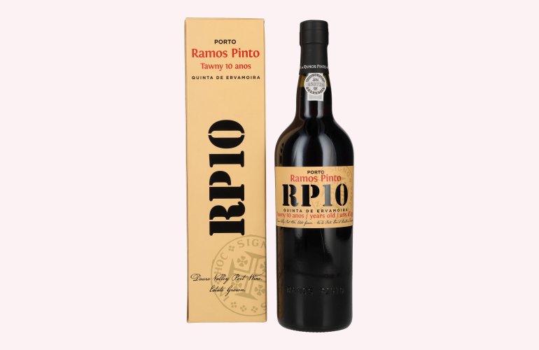 Ramos Pinto Quinta da Ervamoira Tawny 10 Years Old 19,5% Vol. 0,75l in geschenkverpakking
