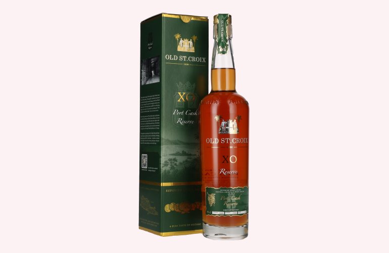 Old St. Croix X.O. Reserve Port Cask Superior Spirit Drink 45% Vol. 0,7l in Giftbox