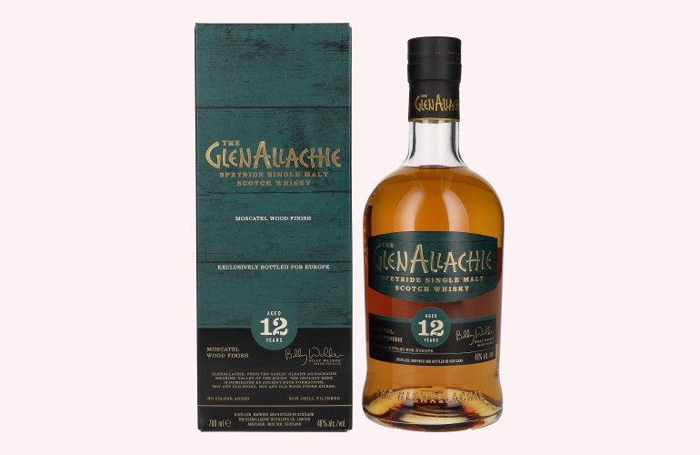 The GlenAllachie 12 Years Old MOSCATEL WOOD FINISH 48% Vol. 0,7l in Giftbox