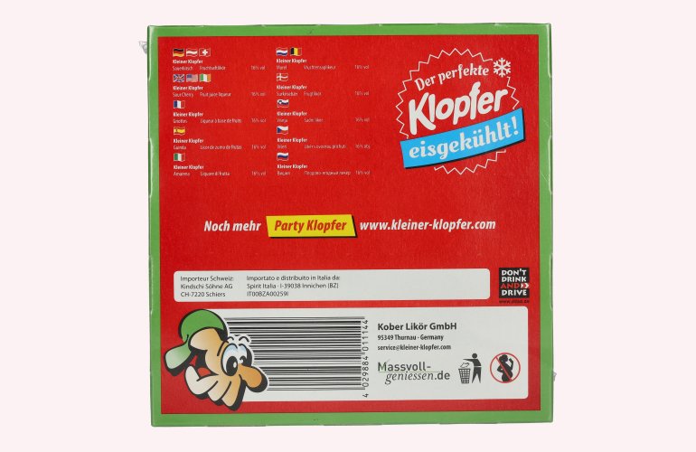 Kleiner Klopfer Sauerkirsch 16% Vol. 25x0,02l