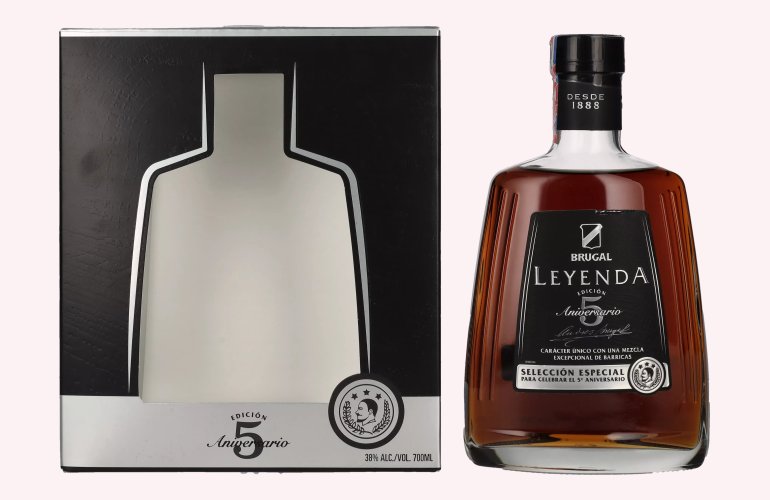 Brugal LEYENDA 5 Years Old Selección Especial 38% Vol. 0,7l in Geschenkbox