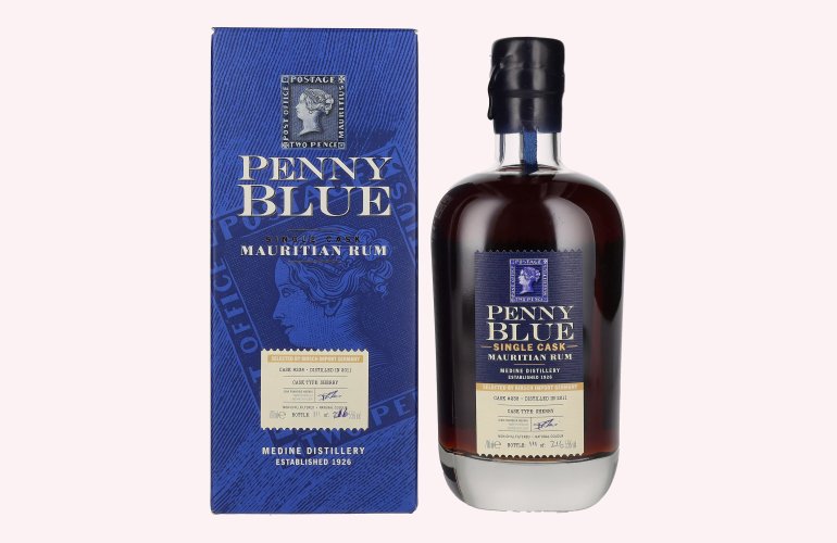 Penny Blue Single Cask Mauritian Rum 2011 55% Vol. 0,7l in Geschenkbox