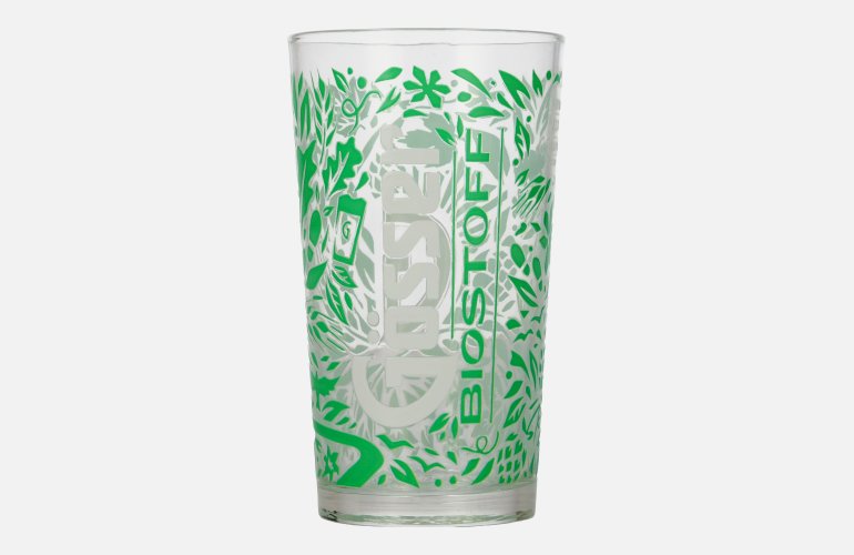 Gösser Biostoff Bierglas with calibration 0,3l