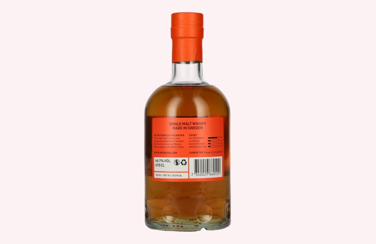 Mackmyra Svensk EK Swedish Single Malt Whisky 46,1% Vol. 0,7l