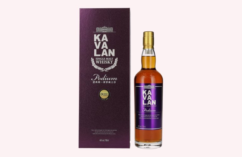 Kavalan PODIUM Single Malt Whisky 46% Vol. 0,7l in Geschenkbox