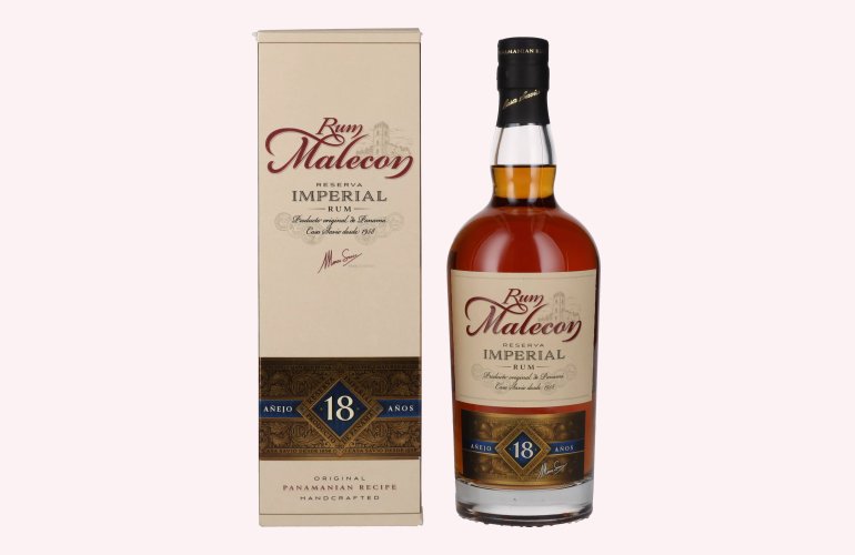 Rum Malecon Añejo 18 Años Reserva Imperial 40% Vol. 0,7l in Giftbox