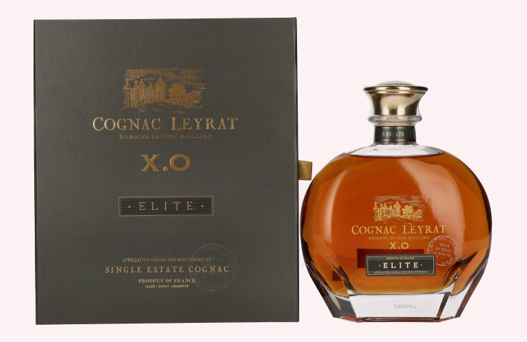 Cognac Leyrat X.O. Elite Single Estate Cognac 40% Vol. 0,7l in Giftbox