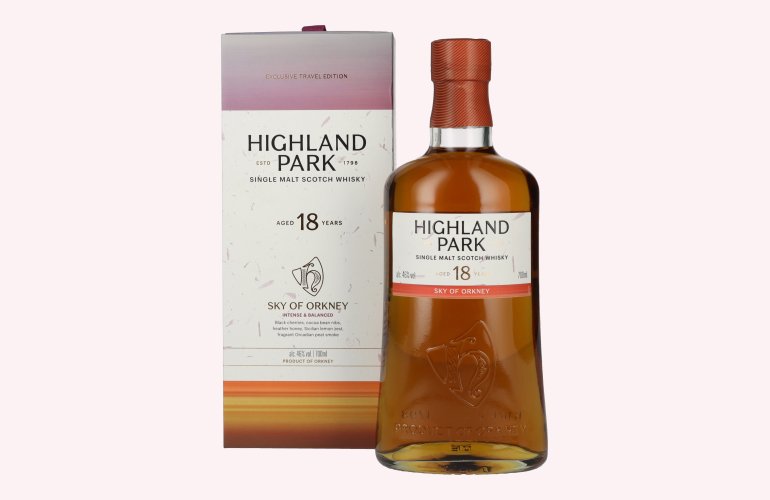Highland Park 18 Years Old SKY OF ORKNEY Single Malt Scotch Whisky 46% Vol. 0,7l in Geschenkbox