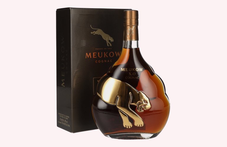 Meukow X.O. Cognac Gold 40% Vol. 0,7l en boîte cadeau