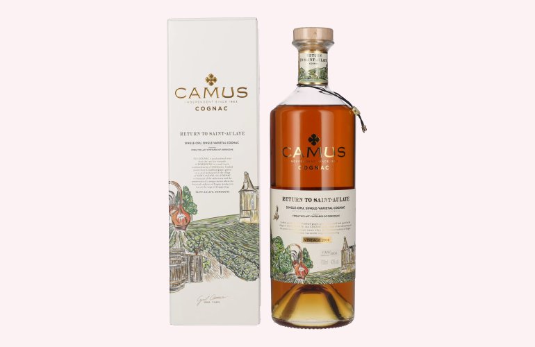 Camus Cognac RETURN TO SAINT-AULAYE Vintage 2016 43% Vol. 0,7l in geschenkverpakking