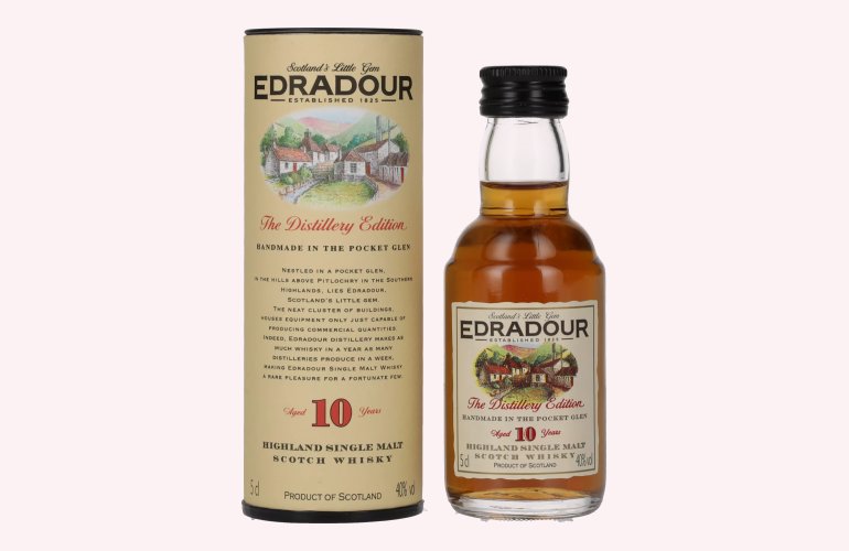 Edradour 10 Years Old 40% Vol. 0,05l in Giftbox