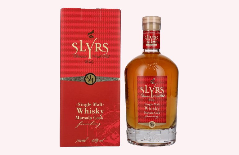 Slyrs Single Malt Whisky Marsala Fass Finish 46% Vol. 0,7l in Geschenkbox