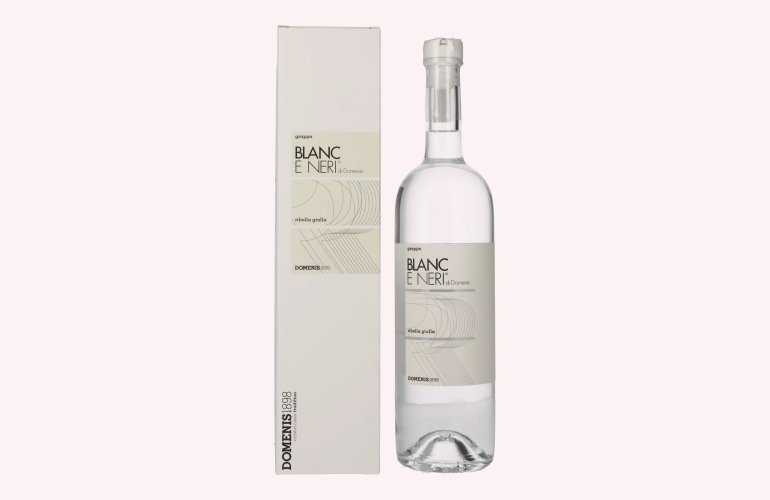 Domenis 1898 BLANC E NERI di Domenis Ribolla Gialla Grappa 40% Vol. 0,7l in Geschenkbox