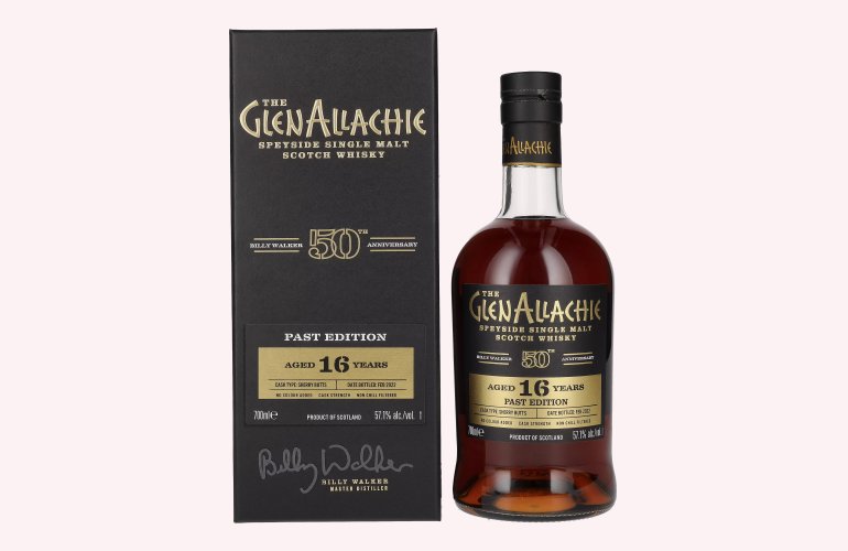 The GlenAllachie 16 Years Old 50th Anniversary PAST EDITION 57,1% Vol. 0,7l in Giftbox
