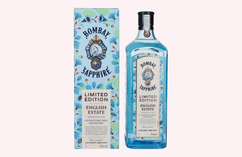 Bombay SAPPHIRE London Dry Gin English Estate Limited Edition 41% Vol. 1l in Geschenkbox