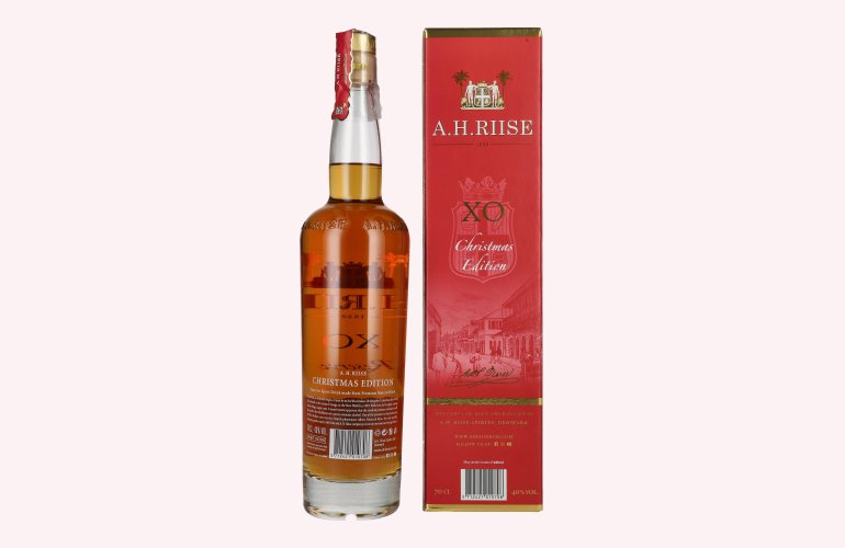 A.H. Riise X.O. Reserve Christmas Superior Spirit Drink 40% Vol. 0,7l in Geschenkbox