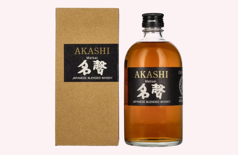 AKASHI Meïsei Japanese Blended Whisky 40% Vol. 0,5l in Geschenkbox