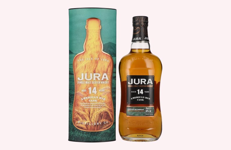 Jura 14 Years Old American Rye Cask Single Malt Scotch Whisky 40% Vol. 0,7l in Geschenkbox