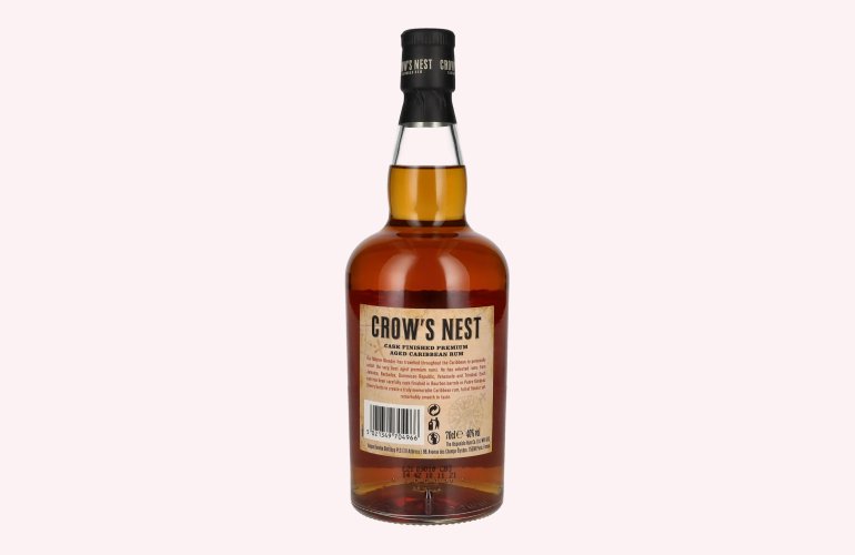 Crow's Nest Double Matured Caribbean Rum 40% Vol. 0,7l
