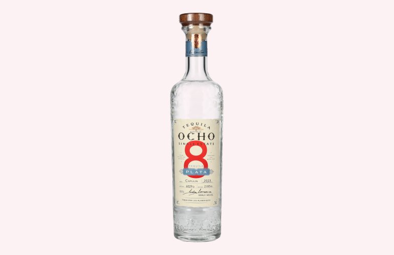 Tequila Ocho Plata CAPULIN Single Estate 40% Vol. 0,5l