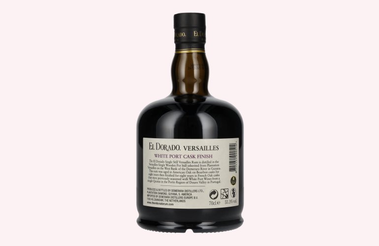 El Dorado Rum VERSAILLES Special White Port Casks 2005 55,3% Vol. 0,7l