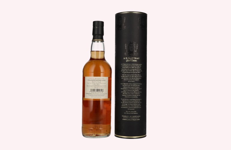 A.D. Rattray 14 Years Old CRAIGELLACHIE Burgundy Wine Finish Whisky 2010 57,1% Vol. 0,7l in Geschenkbox