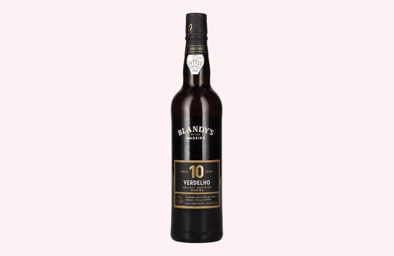 Blandy's Verdelho 10 Years Old Madeira Medium Dry 19% Vol. 0,5l