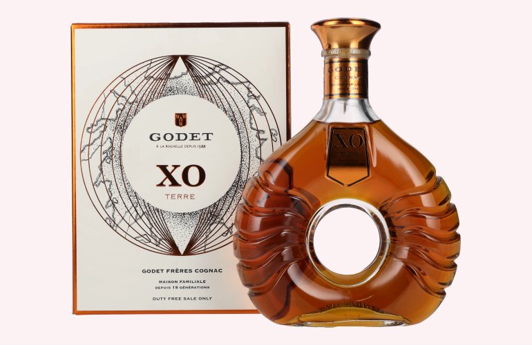 Godet Cognac XO TERRE 40% Vol. 0,7l in Giftbox