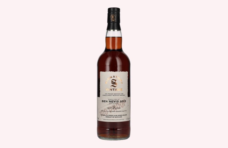 Signatory Vintage 100 Proof Edition BEN NEVIS 9 Years Old Single Malt #48 2015 57,1% Vol. 0,7l