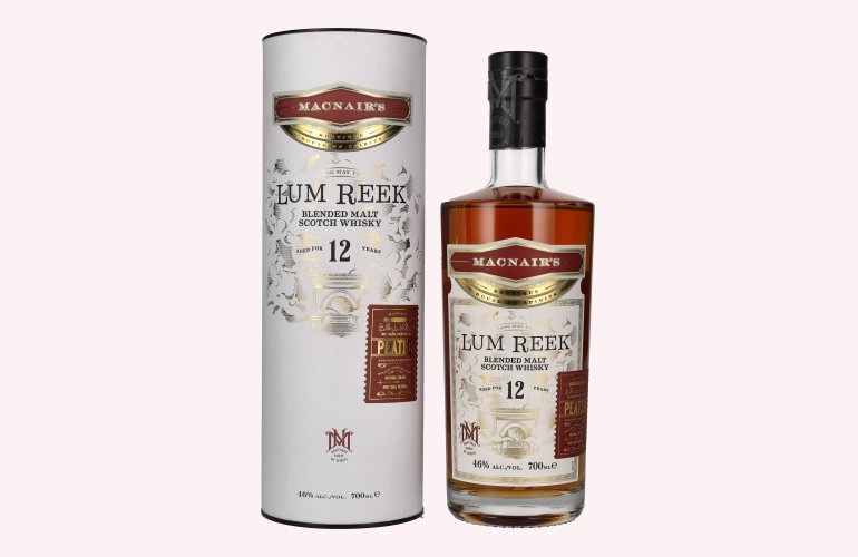 MacNair's Lum Reek 12 Years Old PEATED 46% Vol. 0,7l in Giftbox