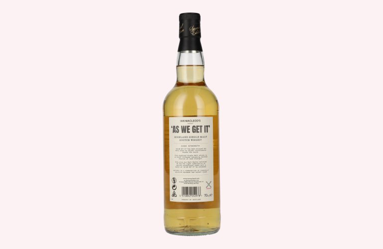 Ian Macleod's AS WE GET IT Highland Single Malt Cask Strength 60,4% Vol. 0,7l