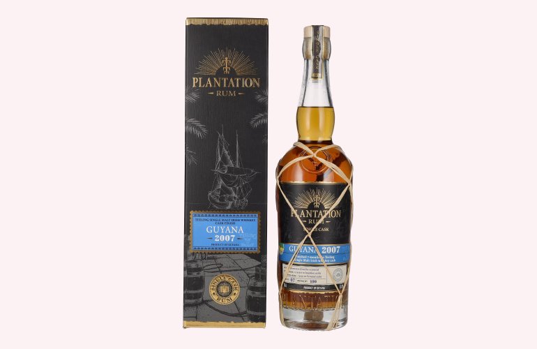 Plantation Rum GUYANA Single Cask Teeling Whiskey Cask Finish 2007 53,6% Vol. 0,7l in Giftbox