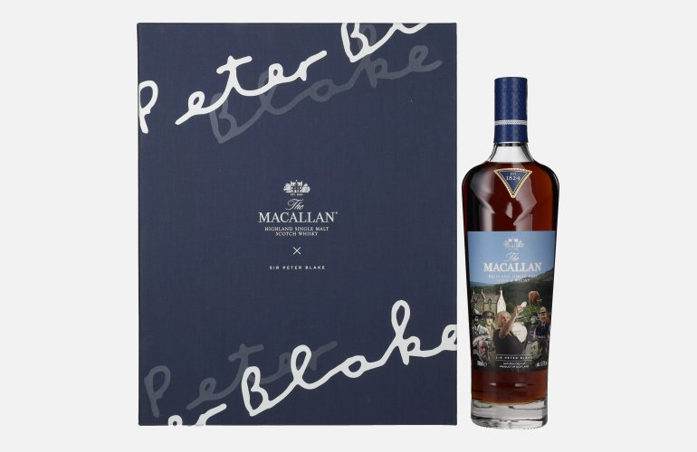 The Macallan SIR PETER BLAKE Highland Single Malt Scotch Whisky 47,7% Vol. 0,7l in Giftbox