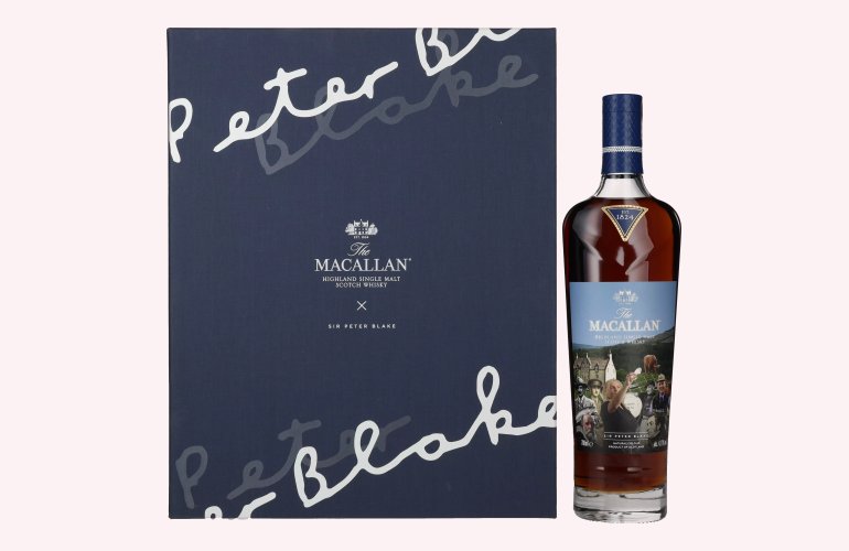 The Macallan SIR PETER BLAKE Highland Single Malt Scotch Whisky 47,7% Vol. 0,7l in Geschenkbox