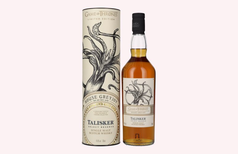 Talisker Select Reserve GAME OF THRONES House Greyjoy Single Malt Collection 45,8% Vol. 0,7l in Giftbox