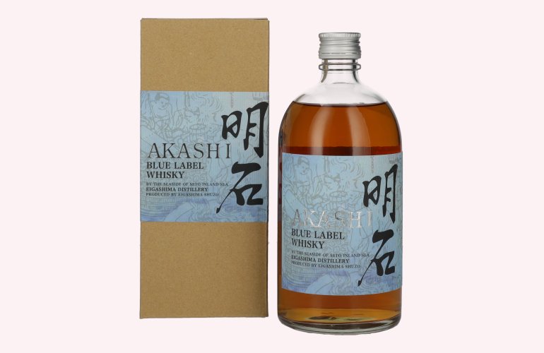 AKASHI BLUE Label Whisky 40% Vol. 0,7l en boîte cadeau