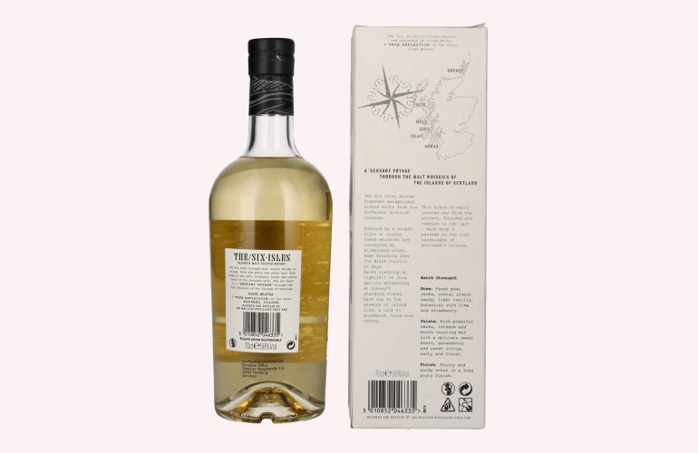 The Six Isles Blended Malt Scotch Whisky BATCH STRENGTH 58% Vol. 0,7l in Geschenkbox