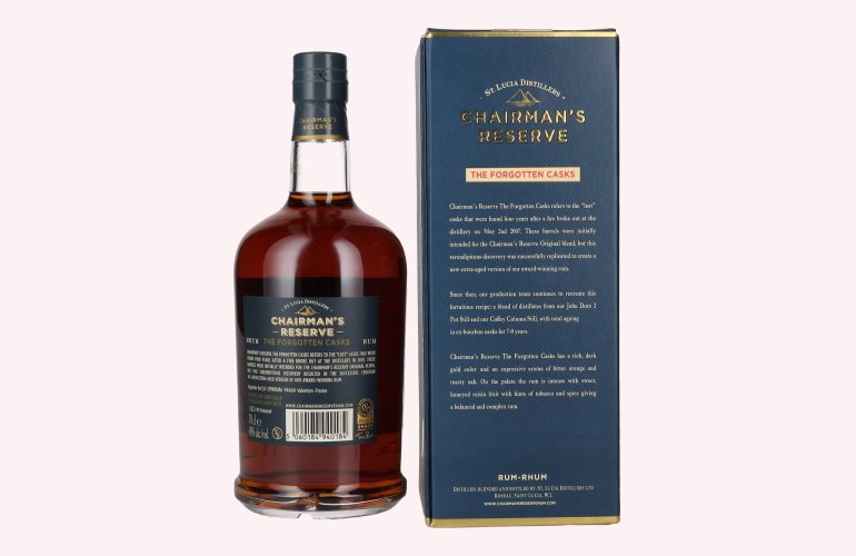 Chairman's Reserve THE FORGOTTEN CASKS Finest St. Lucia Rum 40% Vol. 0,7l in Geschenkbox