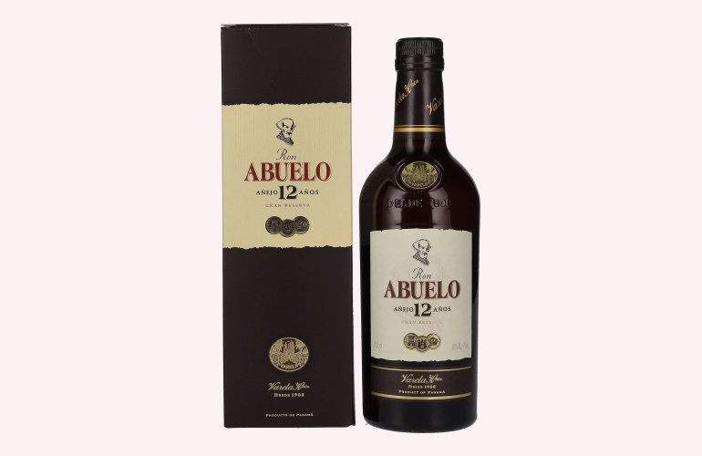 Ron Abuelo Añejo 12 Años 40% Vol. 0,7l in Geschenkbox